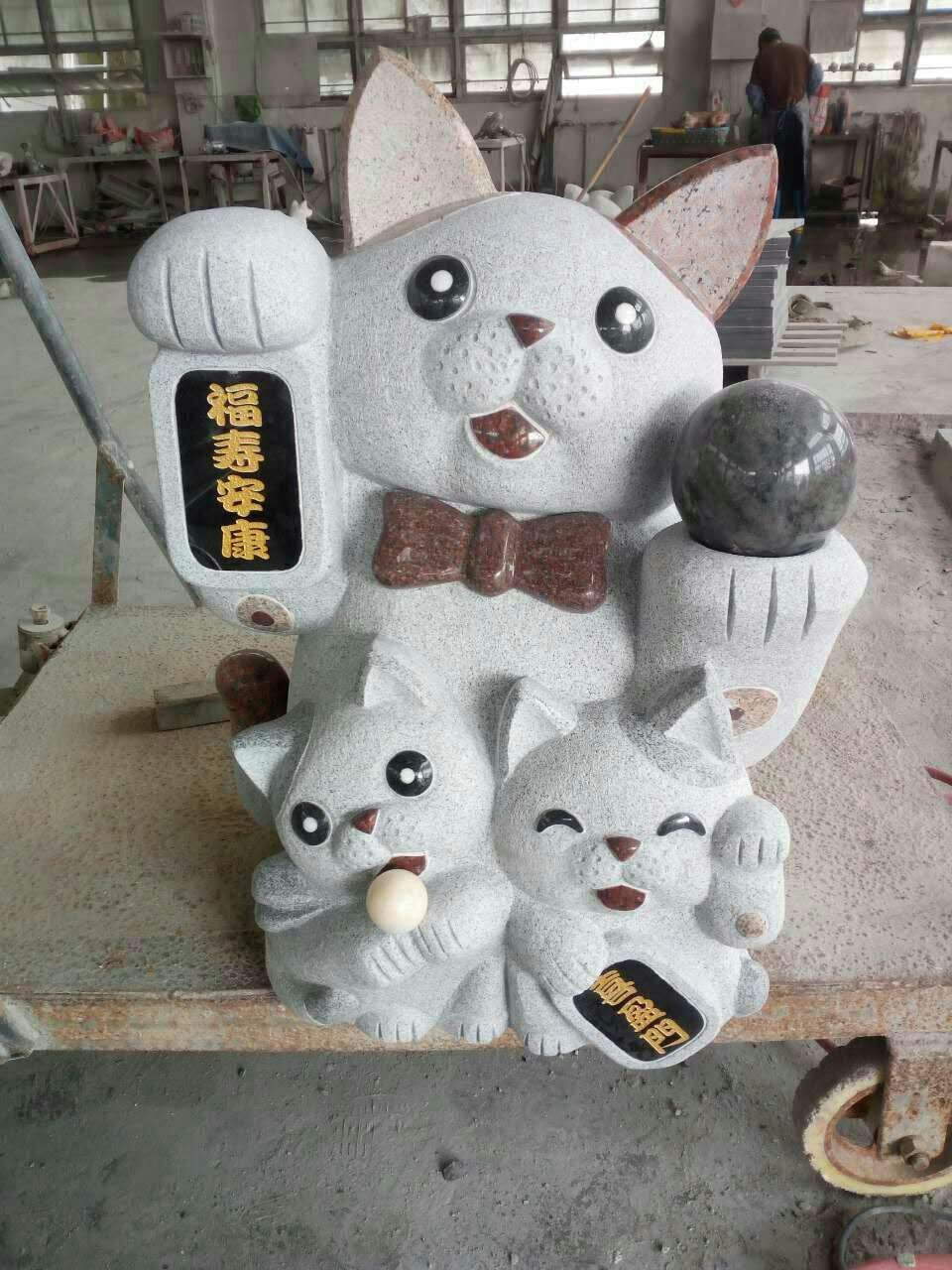 字彫り彫刻の作例写真
