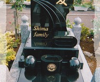 字彫り彫刻の作例写真