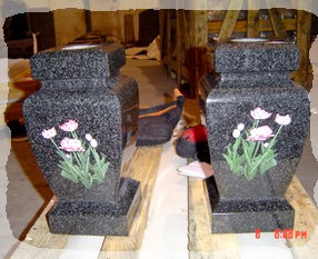 字彫り彫刻の作例写真
