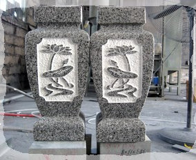 字彫り彫刻の作例写真